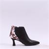 Una Healy Manchild Flare Heel Ankle Boot - Cow Print